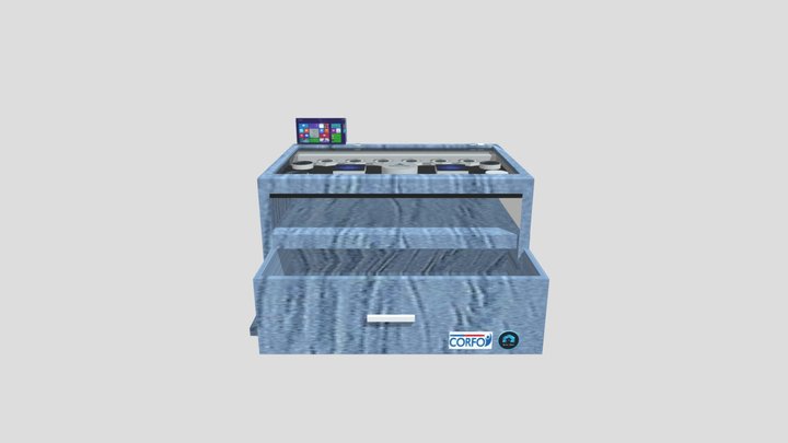 Blue Ecovelador 3D Model