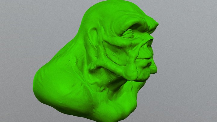 Swamp Thing sketch 3D Model
