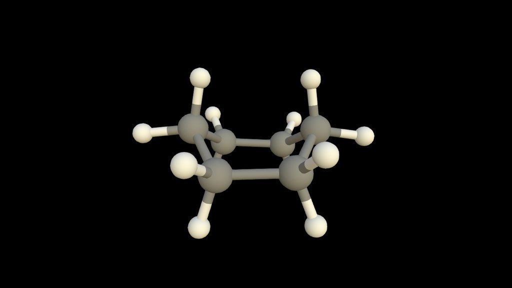 Cyclohexane Structure 3d