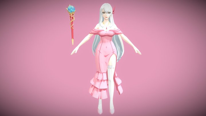 Suzume anime character 3D Model