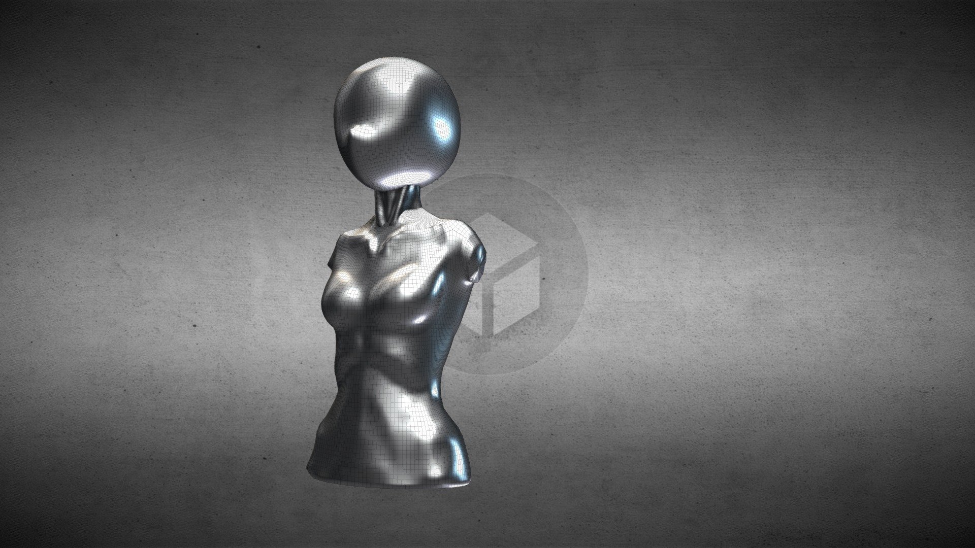 Wip Sculpted Female Torso Download Free 3d Model By N30hrtgdv