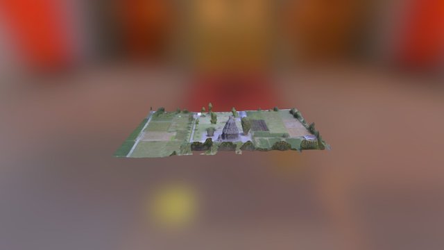 Candi Sojiwan 3D Model