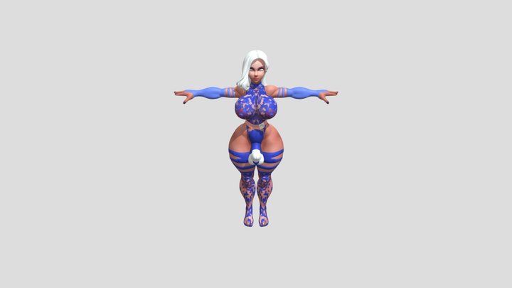 Psylocke[SFM- Blender] 3D Model