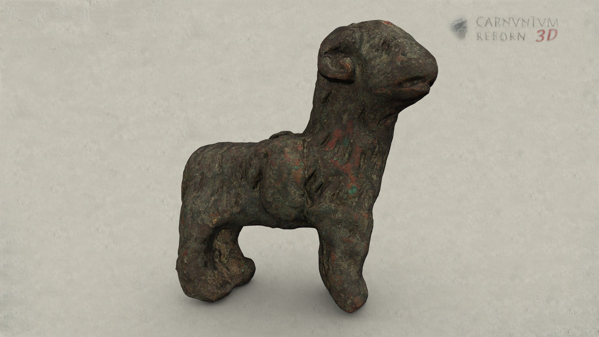 Widderstatuette — Sketchfab embed 3D viewer