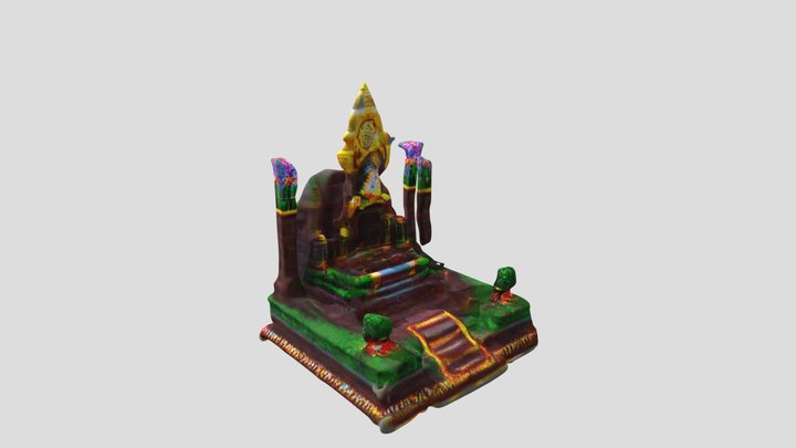 buddha altar 2 3D Model