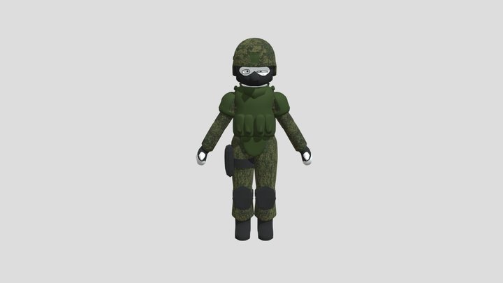 Russian Soldier Chicken upd😭🥀 (Chicken gun) – Modello 3D gratuito STL