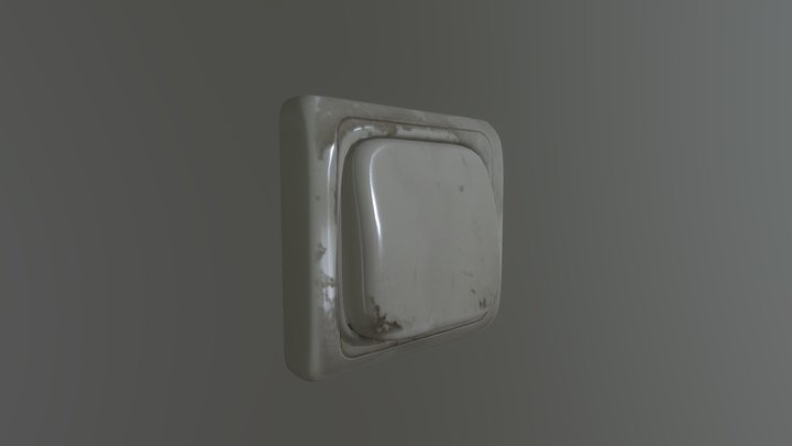 Dirty light switch 3D Model