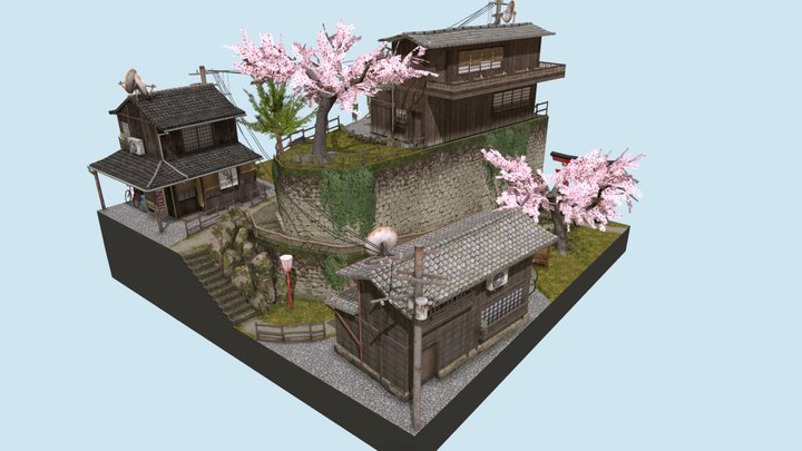 Kyoto Cityscene - Rossi Sacha 3D Model