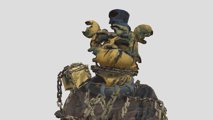 Great Escape Golden Freddy Skin 3D Model