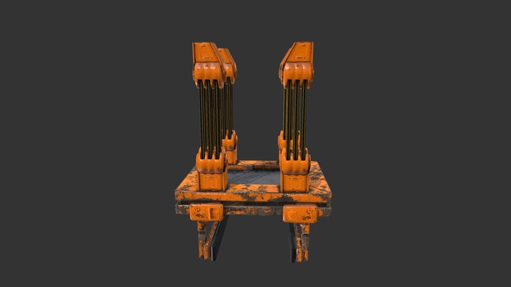 Industrial crane 3D Model