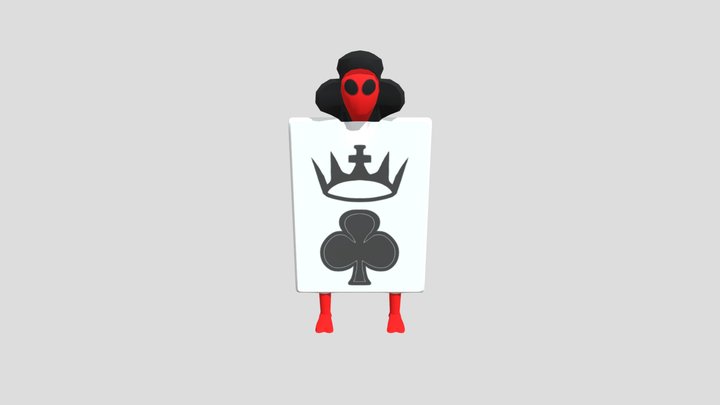 King of Clubs 3D Model
