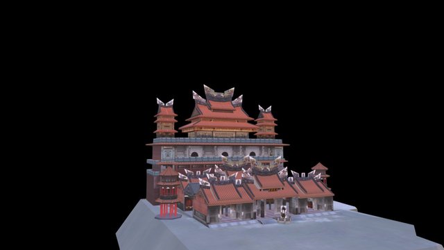 關渡宮 3D Model
