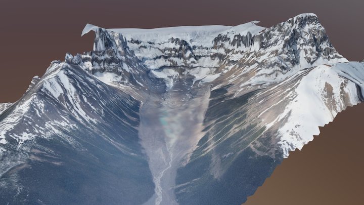 Stutfield Glacier 3D Model