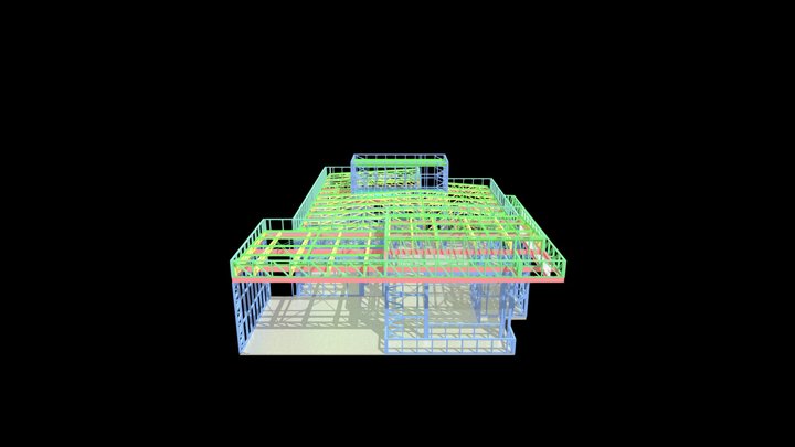 Residência 190 m² em Light Steel Frame 3D Model