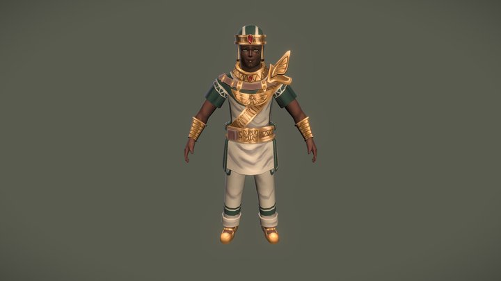 [STUDENT WORK] Egyptian Soldier 3D Model