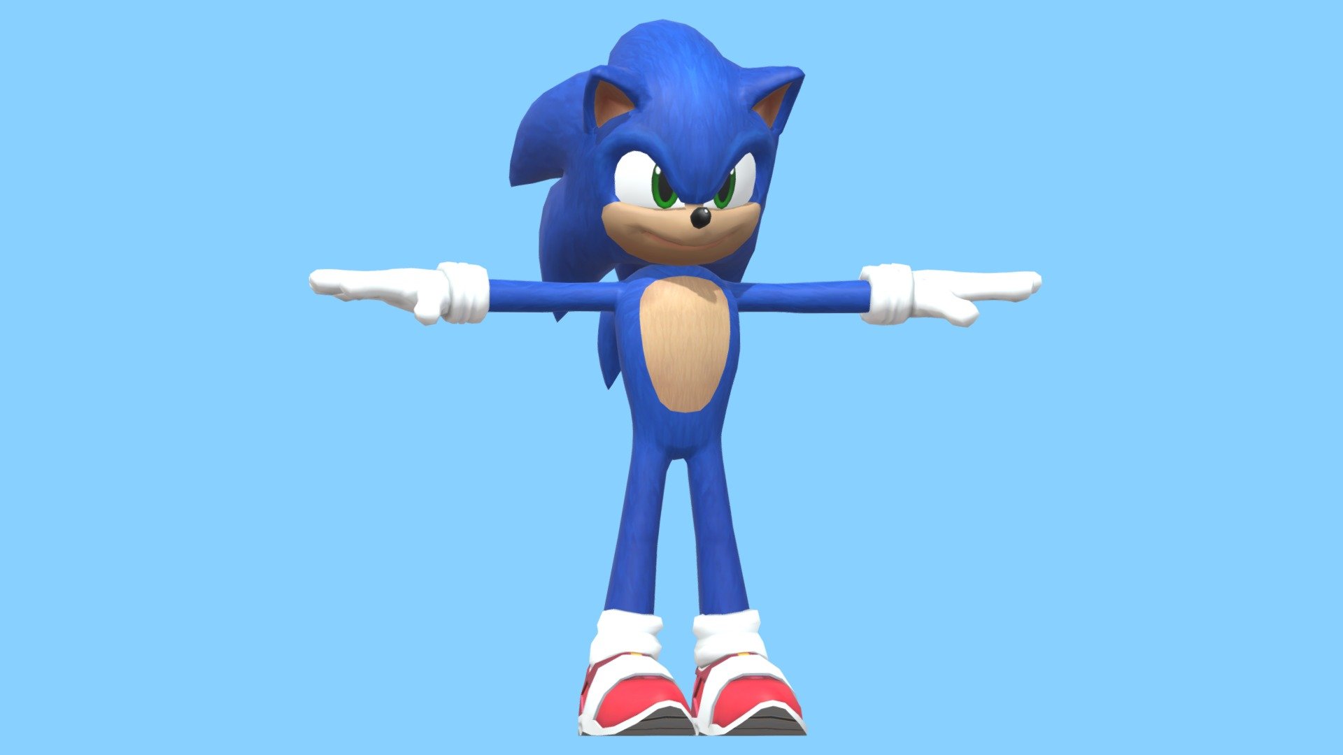 Sonic 3d model