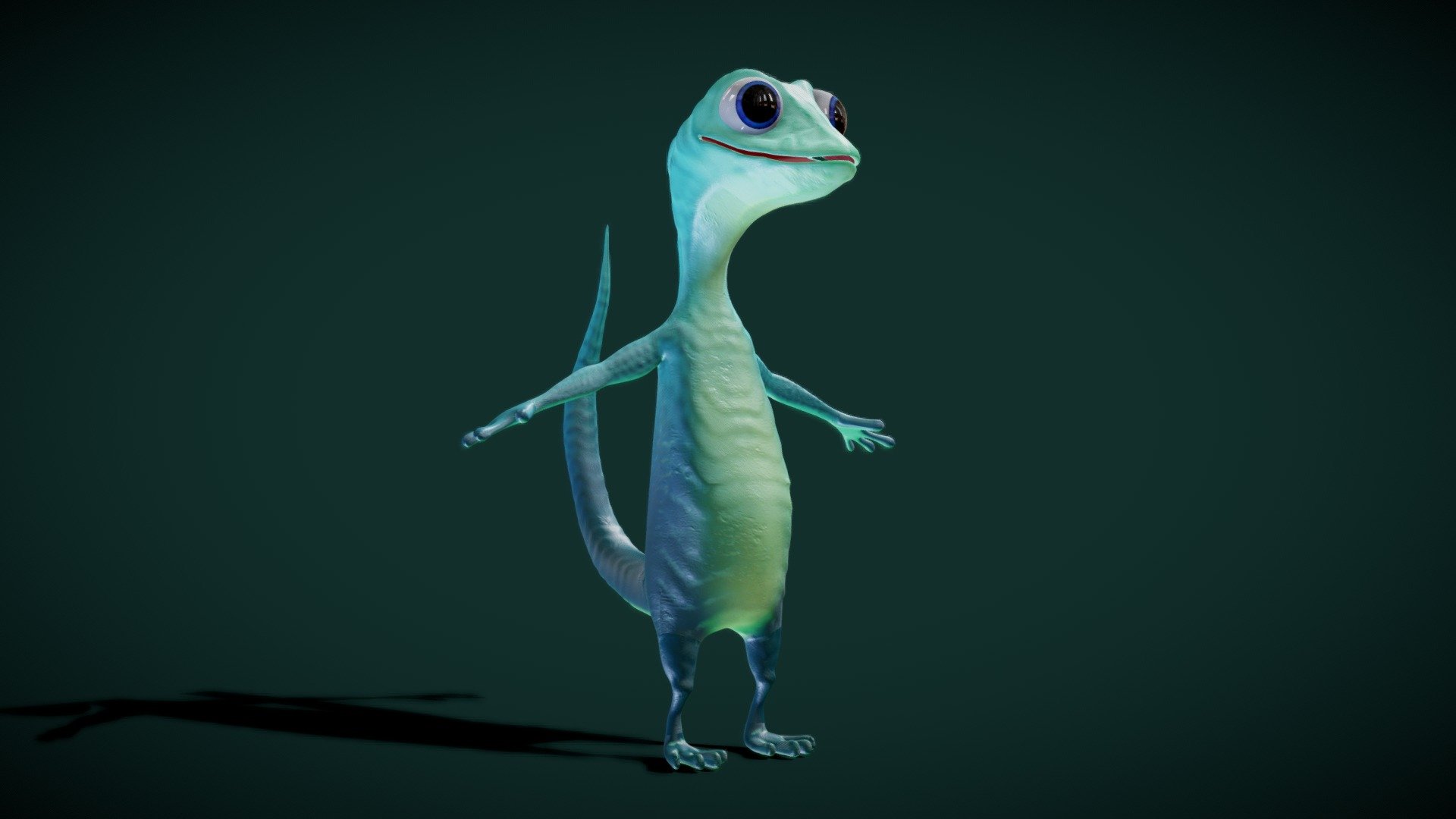 Lucky - Madeira Lizard - Buy Royalty Free 3D model by Louis.Michael ...