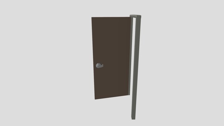 Open door animation 3D Model