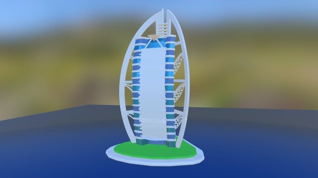 burj al arab 3D Model