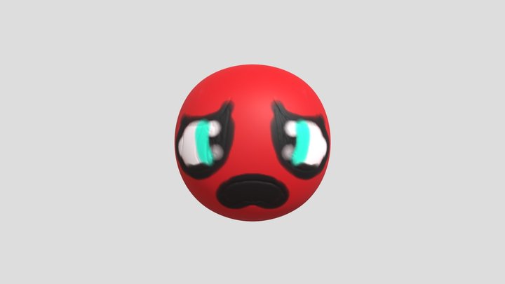 Red Teddy ( Disstressed Red Ball ) 3D Model