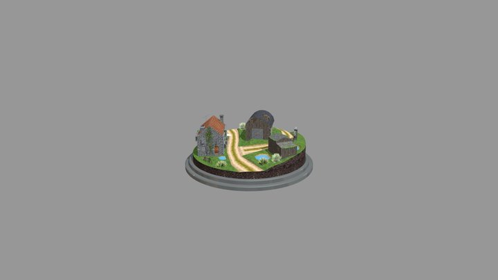 1DAE23 Wallraf Juul City Scene 3D Model
