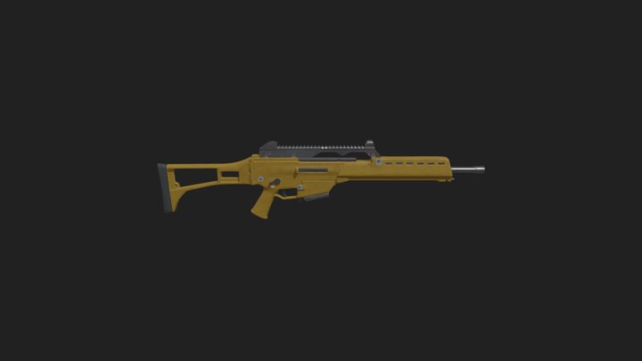 AMP G36 Rifle 3D Model