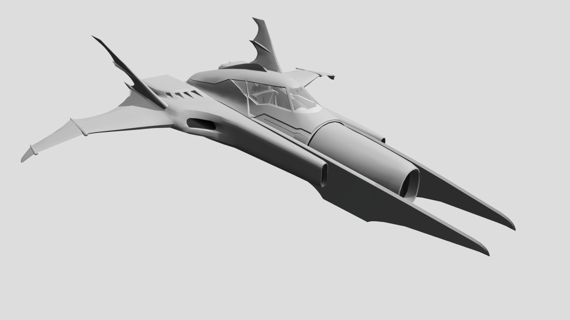 Batwing - Download Free 3D model by Vyacheslav (@Vedunov.s) [5b4bd56]