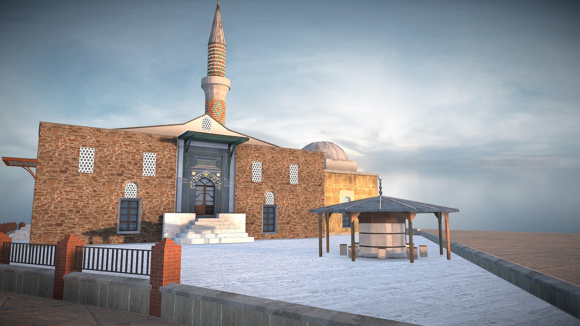 Aydinoglu Camii — Sketchfab embed 3D viewer