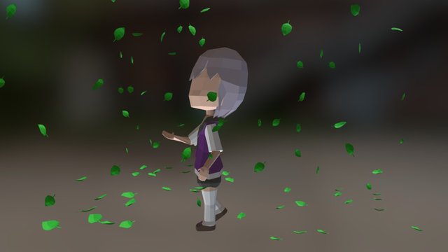Low Poly - Female Character 3D Model