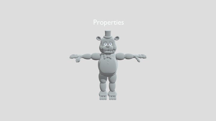 UFTMP Toy Freddy 3D Model
