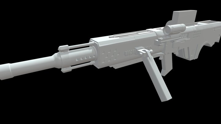 Helldivers 2 - Autocannon 3D Model