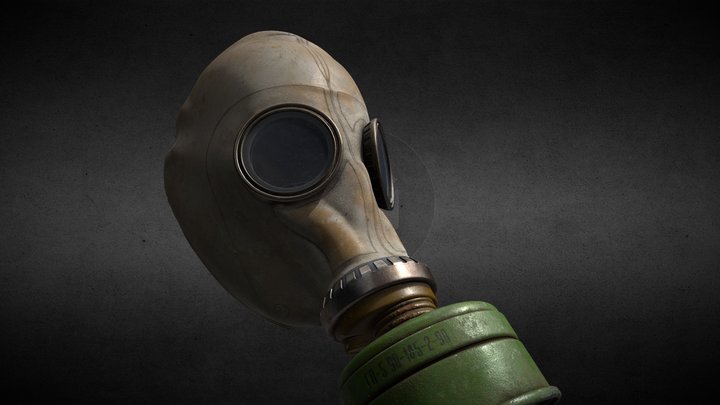 GP-5 Gas Mask 3D Model