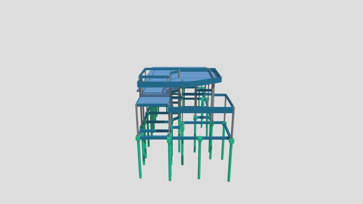 Mel e Tiago - Projeto Estrutural 3D Model
