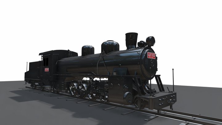 LDT103 蒸汽火車 - LDT103  Locomotive 3D Model