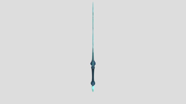 Ice Dagger 3D Model