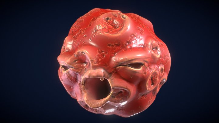 mhauss_Angry Planet_001 3D Model