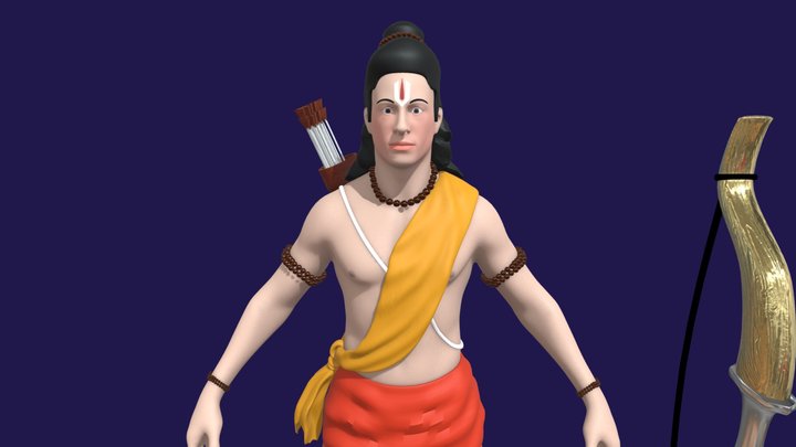 Lord Ram 3D Model