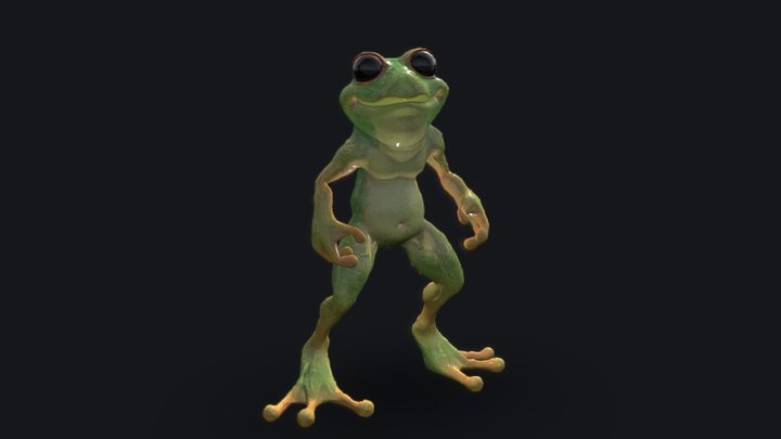 Frog the Frog 3D Model