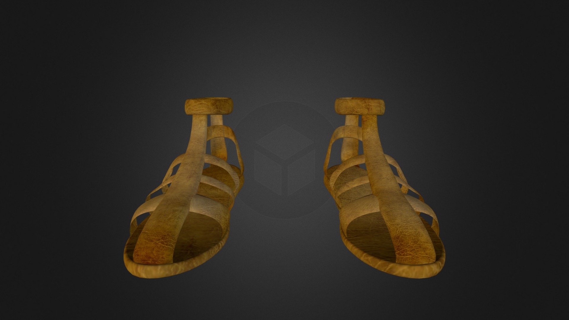 Pharaoh Outfit - Sandals - 3D model by beholdmidia [5b516cc] - Sketchfab