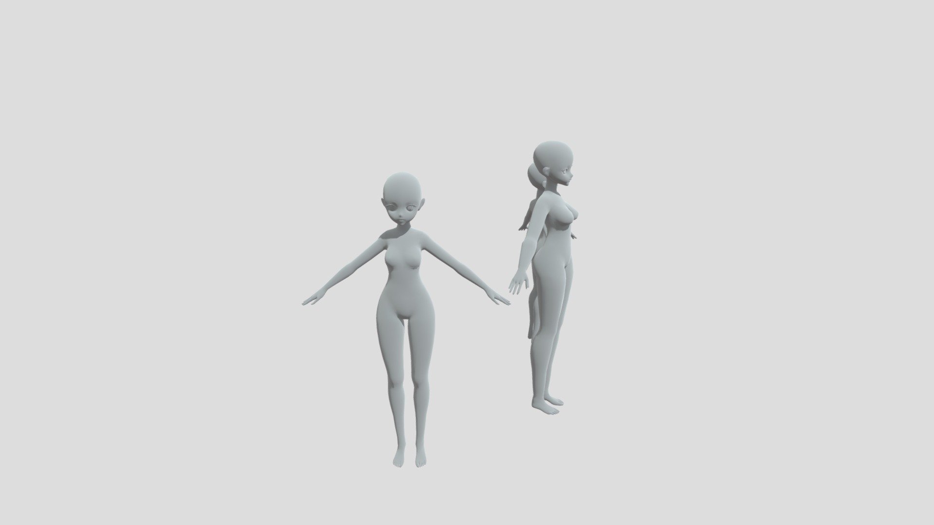 Genshin Style Anime Female Base Mesh For Blender 3d Model By Anyagirlfan 5b51b0e Sketchfab 4222