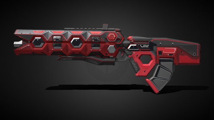 Apex Legends VK-47 Flatline OverHeat – Kostenloses 3D-Modell STL