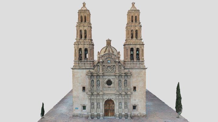 2021 PECDA Catedral de Chihuahua 3D Model