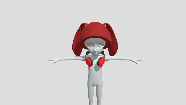 Hat Zepeto Item Model Unity Prefab H28 3D Model