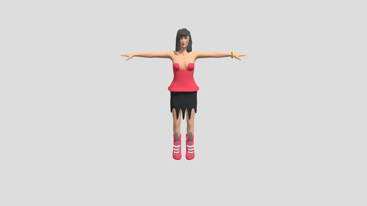 Megan Lancaster 3D Model