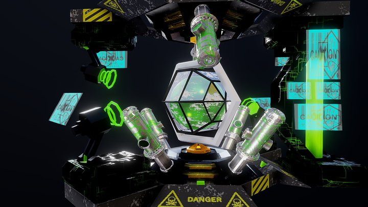 Nuclear_Reactor_HD 3D Model