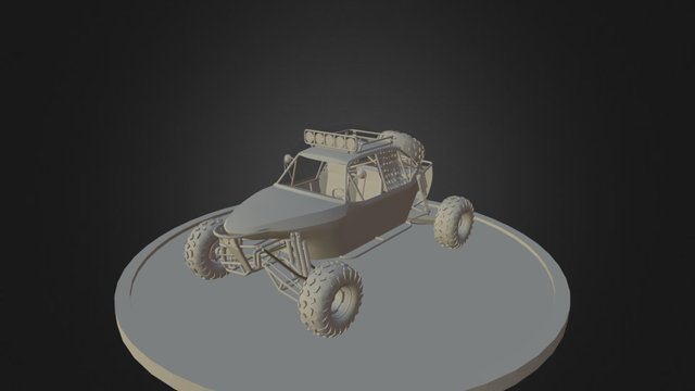 Offroad racing buggy 3D Model