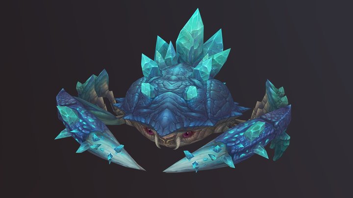 crystal crab 3D Model