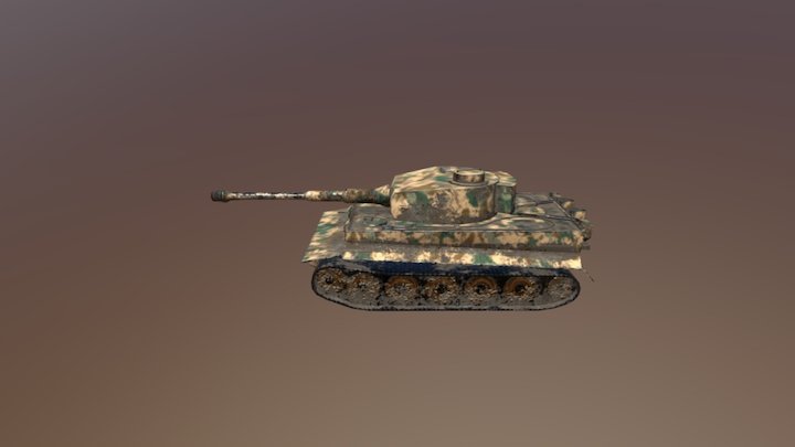 tiger tank 3D Model