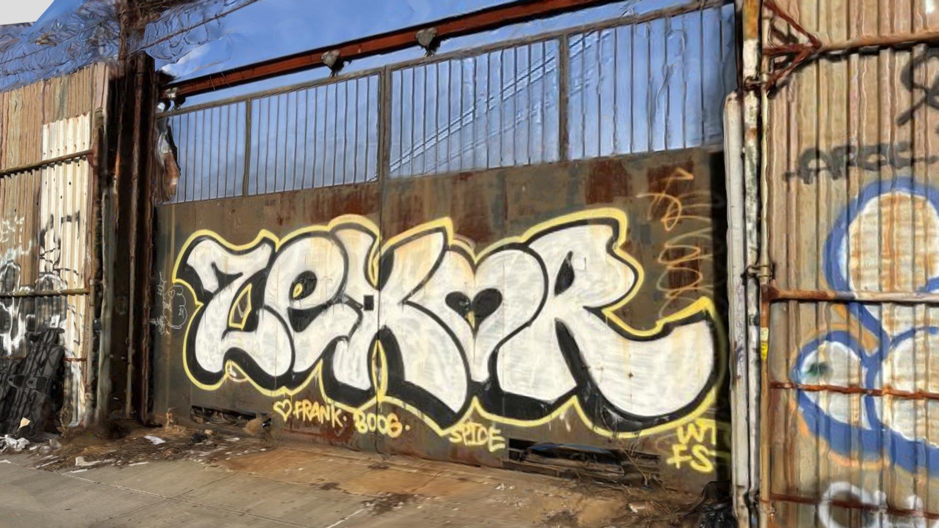 Zexor Graffiti Brooklyn Nyc Jan 2023 Download Free 3d Model By