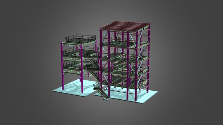 Screen- Classicleaner Tower Structure 3D Model